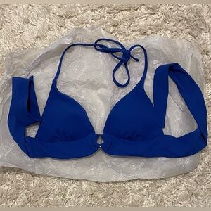 Blue Bikini Top w/adjustable straps
